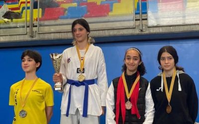 Escola Hansu Mollet Noa Alemany medalla oro Taekwondo Catalunya